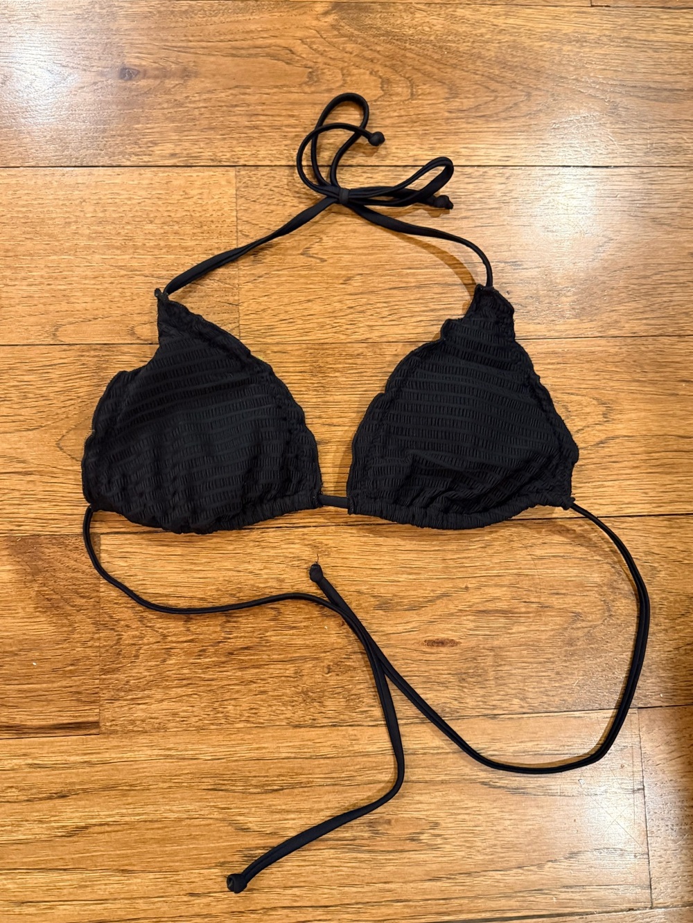 Mossimo Black Triangle Bikini Top
